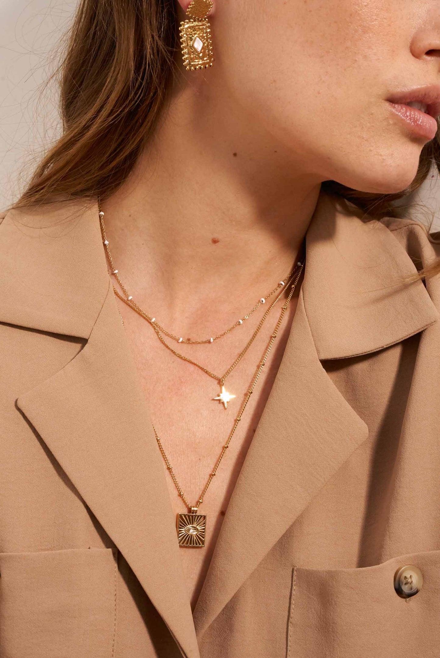 Collier Bohm Paris - Triple rangs Isia